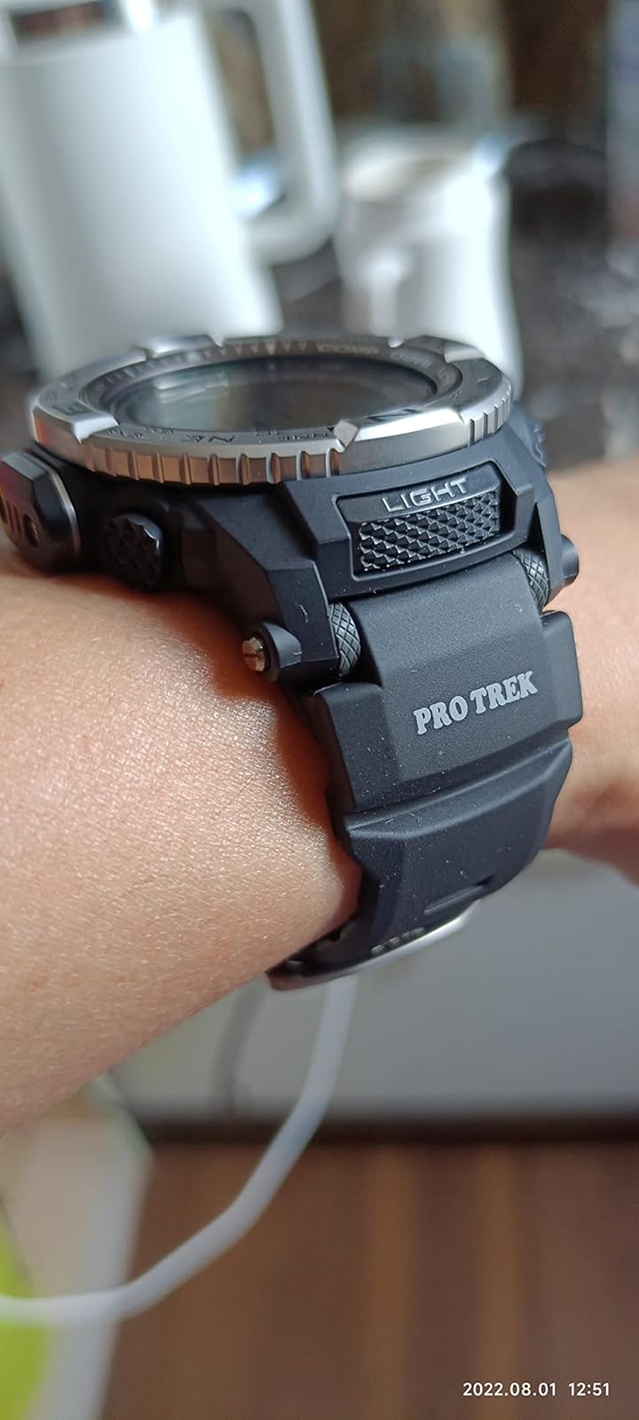 Casio 卡西欧 PRW-3500-1CR 太阳能三重感应6局电波登山表 镇店之宝￥1300.75