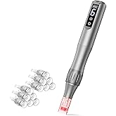 Microneedle Derma Roller Pen Dermabrasion Roller 0.25mm Microneedling Roller, Microneedle Roller Derma Roller 0.25mm for Women Men Home Use