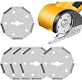 5 PCS Replacement Rotary Blades SK5 for Cardboard Box Cutter Electric Scissors Compatible for WorxZipsnip Expedman, Snapfresh LKCTB NoHitu and More (Silver)