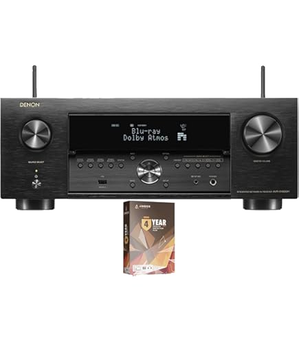 DENON　AVR-X4500H　AVアンプ　4K HDR atmos　IMAX Denon AVR-X4500H 9.2-channel home theater receiver with Wi