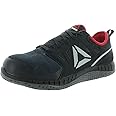 Reebok Men's Rb4250 Zprint Safety Steel Toe Athletic Work Shoe Navy Red and Grey