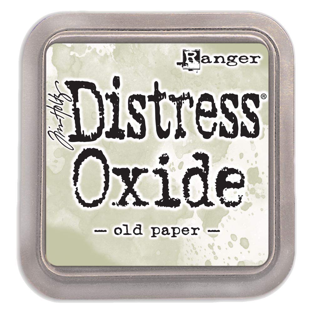 Ranger Tim Holtz Distress Oxide Pad Old Paper,3.5 x 3.5 x 0.75