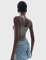 PUMIEY Womens Tank Tops Square Neck Sleeveless