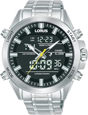 Orologio da uomo quarzo con cassa in acciaio inox