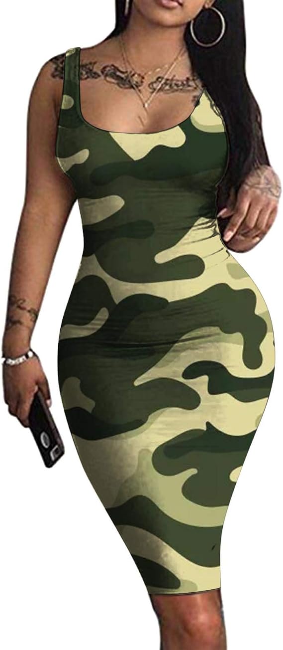 bodycon tank dress midi