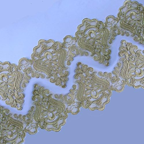 3 Yards 7.5''Silver Bilateral Embroidery lace trim gorgeous lace trim by the yard for fabric Millinery accent motif dress decoration bridal lace wedding lace trim
