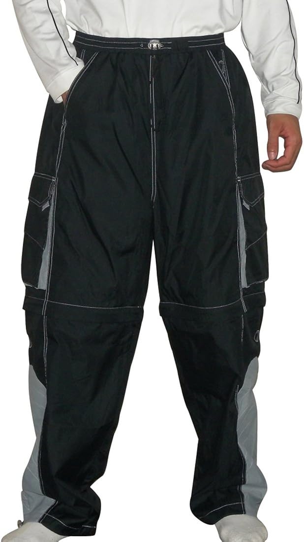 Mens Dye Paintball Pants With Detachable Leg Bottoms (Size
