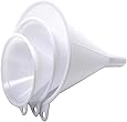 Nopro Plastic Funnel, Set of 3