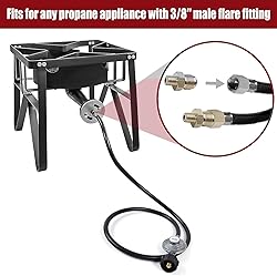 5FT Low Pressure Propane Gas Hose Regulator with