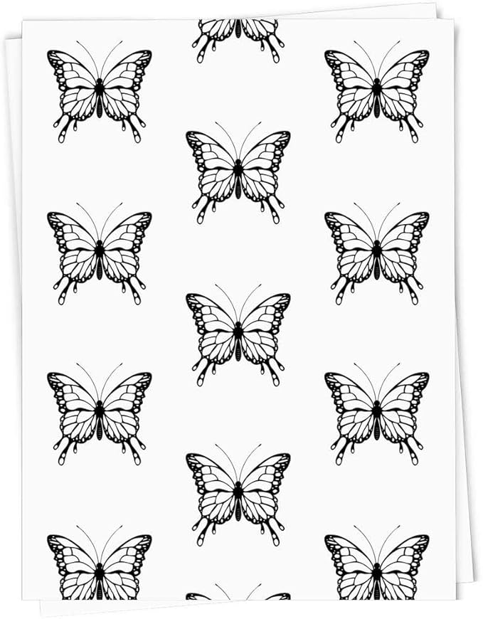 A1 'Butterfly' Gift Wrap / Wrapping Paper Sheet (GI00001517): Amazon ...