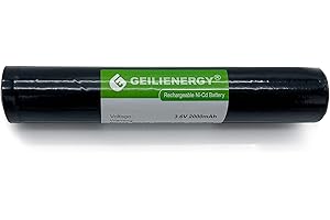 GEILIENERGY 3.6V 2000mAh Rechargeable Flashlight Battery for Streamlight Stinger 75175, 75375, 25170, LED HP, Stinger XT, Poly Stinger, Pelican M9