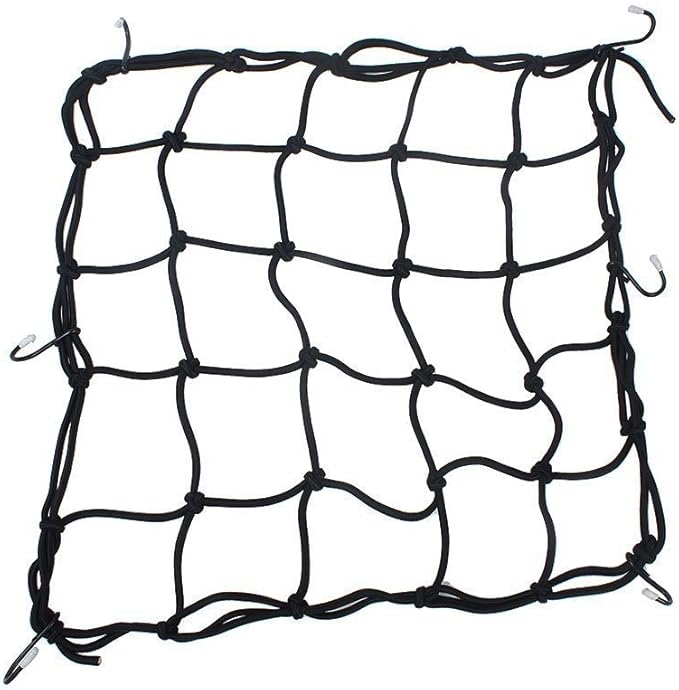 Premium Bike Bungee Cargo Net XThick Cord 6 Hooks Amazon.co.uk