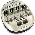 Ansmann Energy 8 Plus Smart Battery Charger Estación de mantenimiento universal para baterías recargables AAA, AA, C, D, 9V