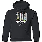 Cup & Branch Soccer GOAT 10 - Argentina Miami Star Collage Youth Hooded Sweatshirt