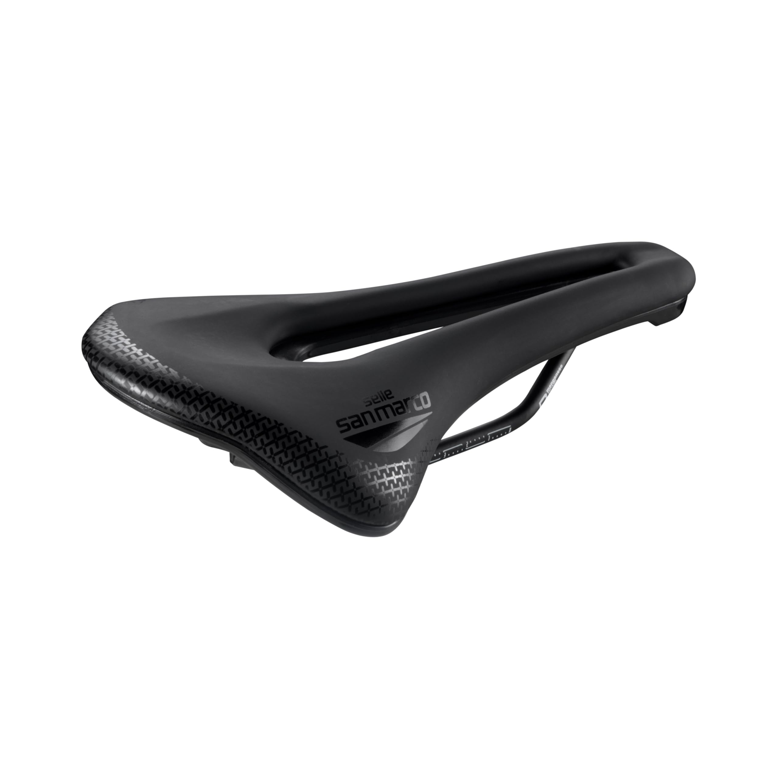 Selle San Marco Shortfit 2.0 Comfort Dynamic Saddle: Black/Black L3