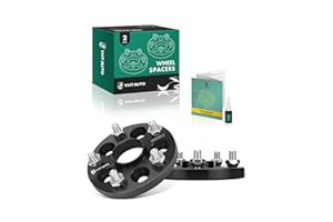 YHTAUTO 5x100 to 5x4.5 Hub Centric Wheel Adapters 15mm Compatible with Saab, Scion, Subaru & Toyota Models, Forester, Legacy,