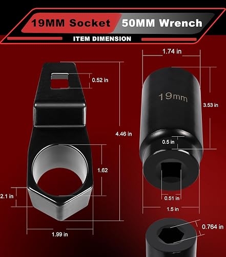 VSSHOP 19mm Harmonic Balancer Socket – Impact Grade For Honda Engines