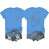 Christian Shirts for Women Floral Graphic Tees Faith Cross Shirt Faith Religious Inspirational Tshirt