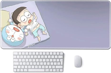 Amazon Co Jp マウスパッド かわいい漫画アニメマウスパッド家庭学習のオフィスコンピューターデスクマットノンスリップノートブックマウスパッド キーボードパッド ドラえもん11 ホーム キッチン