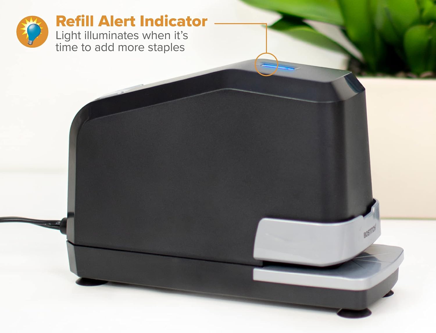 Bostitch Office Impulse 30 Sheet Electric Stapler Value Pack - Heavy Duty, No-Jam with Trusted Warranty Guaranteed by Bostitch, Black (02638) : Desk Staplers : Office Products