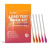 AssuTest Lead Test swabs Kit - 30 PCS Lead Paint Test Kit for Home Use, Lead Tester for Dishes Ceramics Toys Metal Wood Jewelry House Furniture Instant Lead Detection in 30 Seconds
