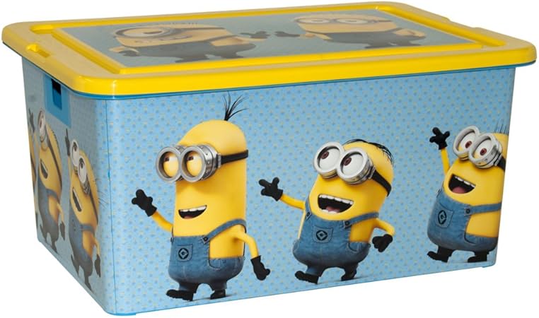 ColorBaby - Caja ordenación 35 litros, diseño minions (76617): Amazon.es: Juguetes y juegos