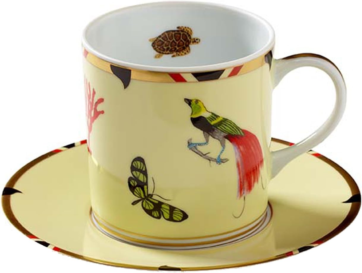 Lynn Chase Designs - Exotica - Coffee Mug and Saucer