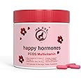 Mr Ros Happy Hormones PCOS Multivitamin Capsules - Myo-Inositol and D-Chiro Inositol Supplement - Omega-3 and Vitamin D3 Supplement Capsules - 40:1 Ratio, 120 Easy Swallow Caps