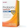 GNC Probiotic Complex Daily Need Supplement, Provides Digestive and Immune Support, 50 Billion CFUs, 60 Vegetarian Capsules, 60 Servings