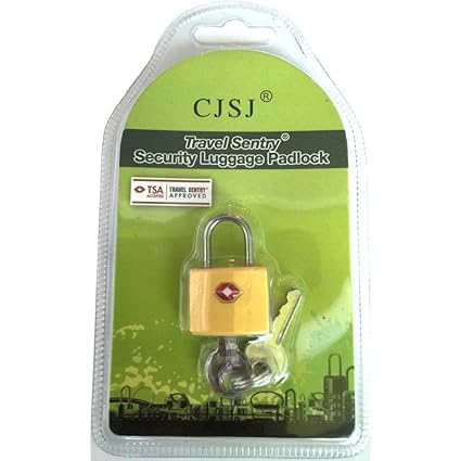RainSound Luggage Lock with Key TSA Approved