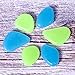 Glow in The Dark Pebbles 200 Pcs Glow Stones Safe Material Glow in The Dark Rocks for Outdoor Path Lawn Yard Walkways and Indoor Aquarium Fish Tank Decorations