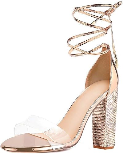 best clear heels