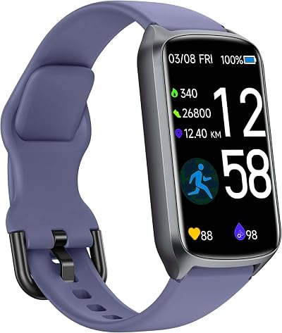 Amzhero Health Fitness Tracker 24/7 Heart Rate SpO2 5ATM Waterproof