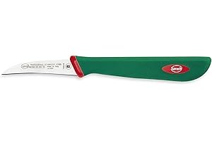 Sanelli 330606 Premana Vegetable Knife 2 1/2", Green, Silver