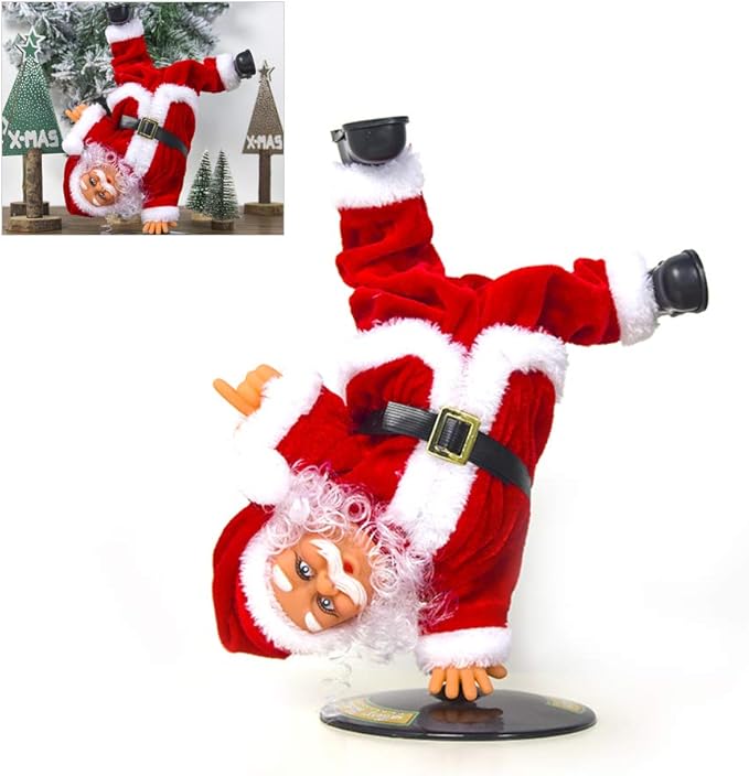 Babbo Natale Karate.Kylewo Babbo Natale Elettrico Che Canta La Bambola Danzante Canta Ballando Babbo Natale Reversibile Girevole Con Musica Giocattoli Di Peluche Per Bambini Amazon It Casa E Cucina