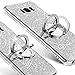 OCYCLONE Galaxy S8 Case, Glitter Cute Phone Case for Women Girls with Kickstand, Bling Diamond Rhinestone Bumper with Ring Stand Compatible with Galaxy S8 Case for Girl Women - Silver