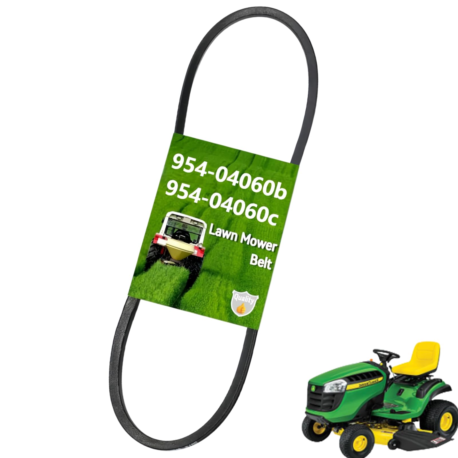 View 1 of 1/2 x 96 Inch Mower Deck Belt for Cub Cadet LTX 1042, Troy-Bilt Bronco 42" John Deere GX10851| Replaces 754-04060, 954-04060, 754-04060B