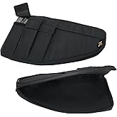 TripHug Soft Rifle Case, Short Barreled Rifle Case 26" - Multiple Magazine Holder Pouch, Heavy Duty Water Resistant Fabric, Adjustable shoulder straps (Black, 26"*13"*2.25")