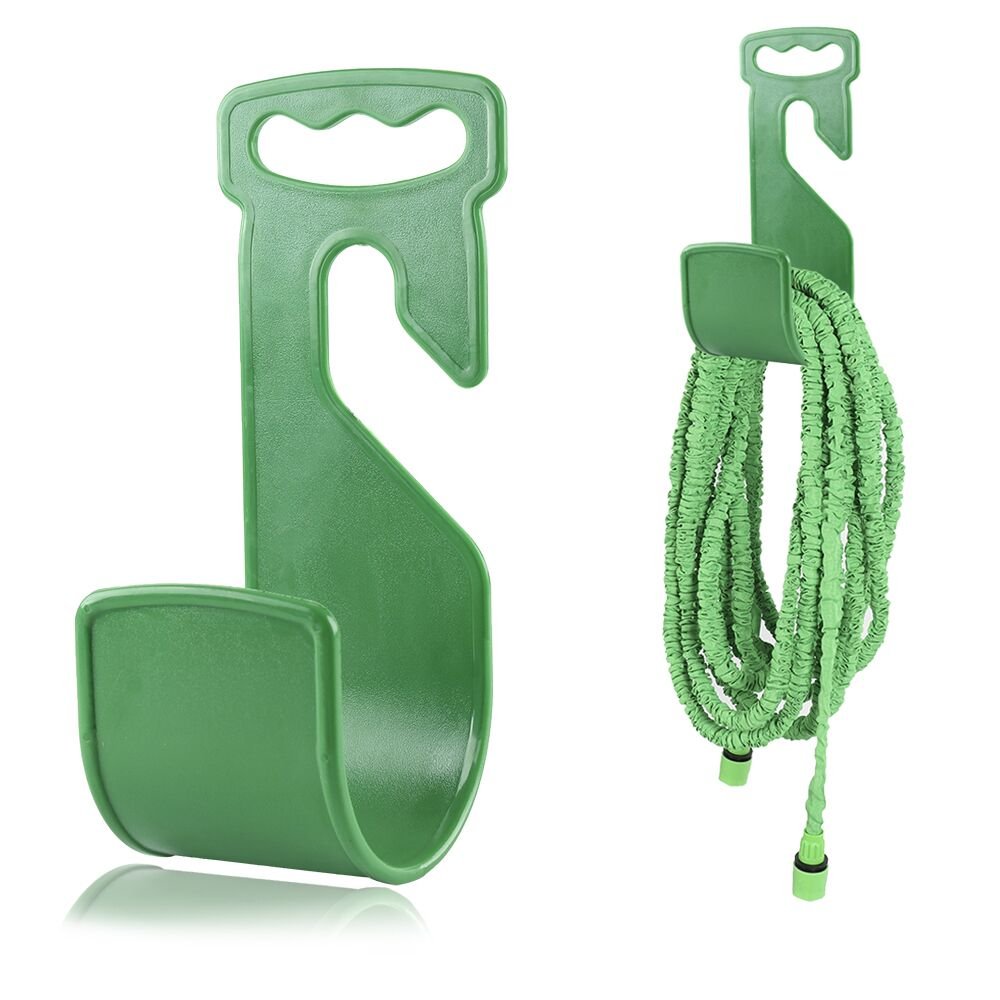 Skyoo Garden Hose Pipe Holder Hanger, Wall Mounted Expandable Flexible