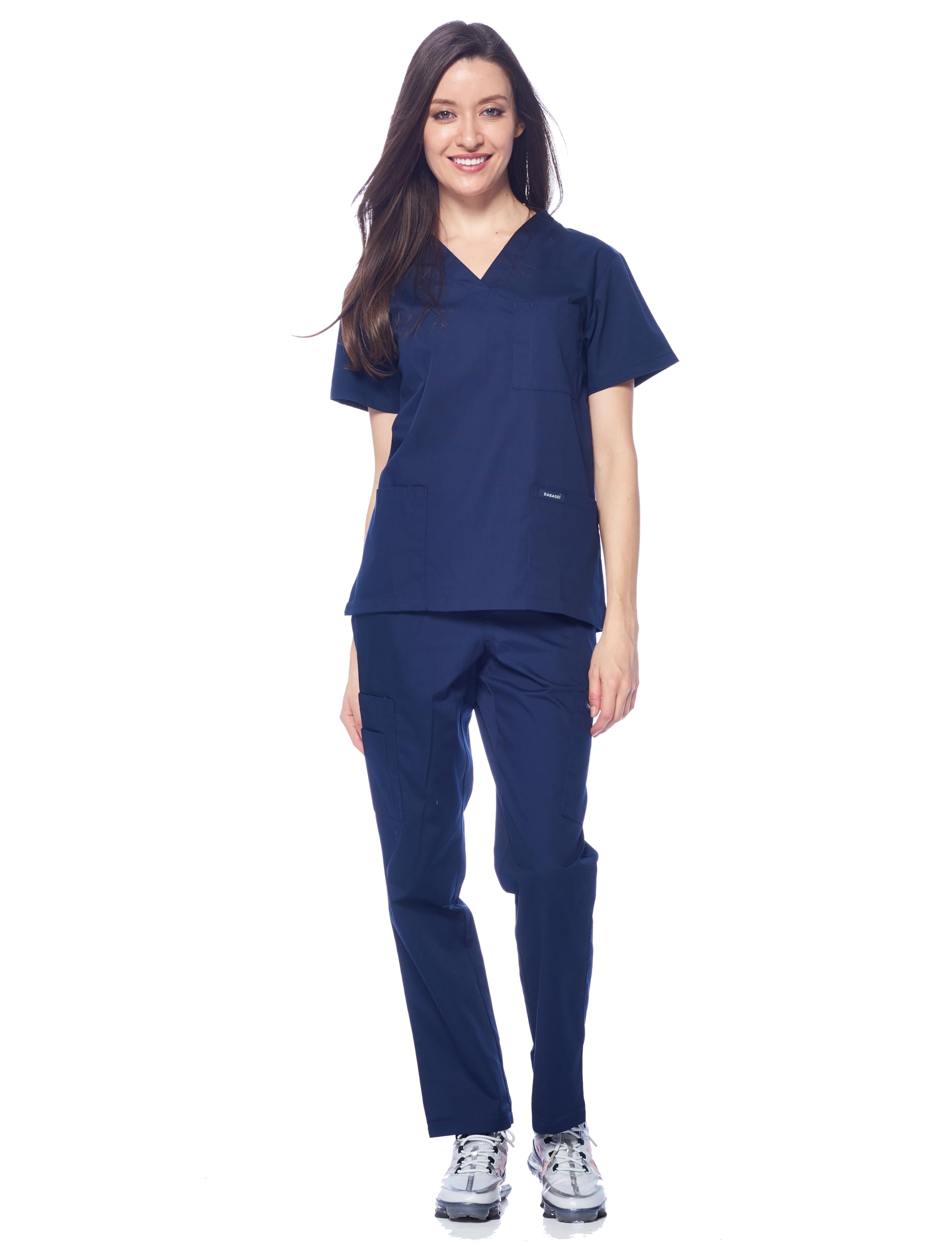 Dagacci Medical Uniform Dagacci Scrubs Medical Uniform Women and Man Scrubs Set Medical Scrubs Top and Pants