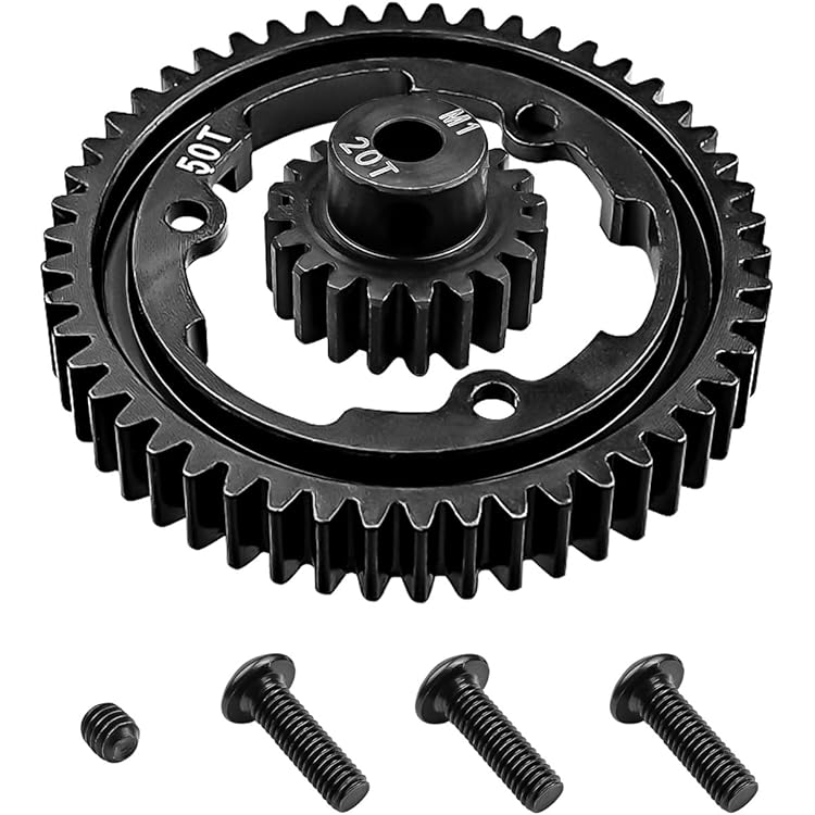 Amazon.com: Raidenracing Upgrade Harden Steel 50T Main Spur Gear 1