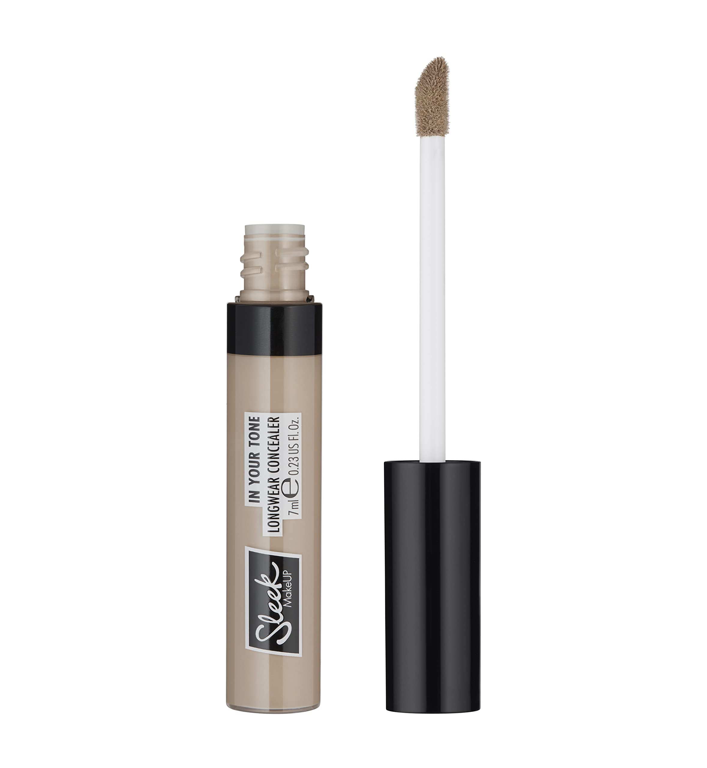 Sleek MakeUP In Your Tone Longwear Concealer, Hides Dark Circles and Covers Blemishes, Buildable Medium to Full Coverage, 2W, 7ml