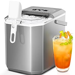 Ice Maker Countertop with Self-Cleaning, 26.5Lbs