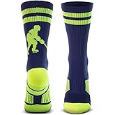 ChalkTalkSPORTS Hockey Performance Crew Socks - Youth & Adult - Multiple Colors - Mid-Calf Socks