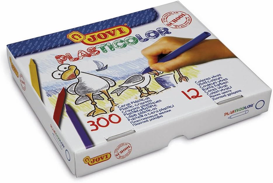 Jovi - Ceras plásticas; caja 300 ceras surtidas (929): Amazon.es: Oficina y papelería