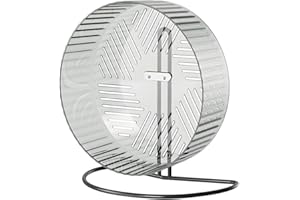 9.45 Inch Silent Hamster Wheel for Hedgehogs, Small Pets Quiet Exercise Wheel with Stable Non Slip Base, Durable Running Whee