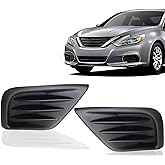 1 Pair Front Bumper Fog Light Cover for Nissan Altima 2016 2017 2018