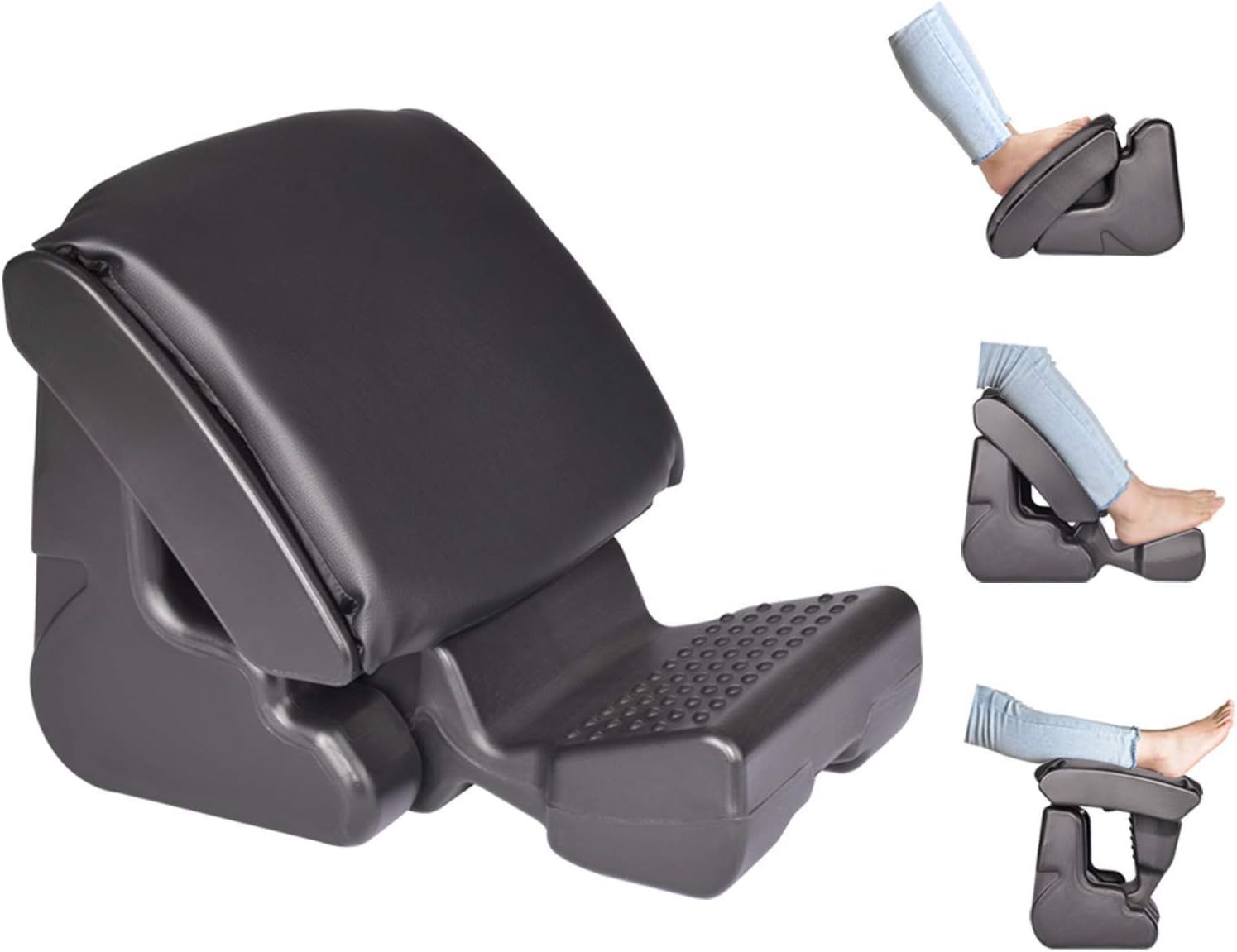 SurmountWay Adjustable Footrest with Removable Soft Foot Rest Pad