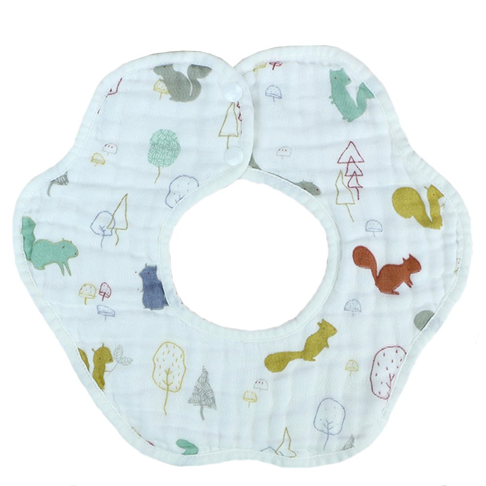 Baby Bandana Drool Bib pack of 2 Drooling and Teething Baby Neck Roll Burp Cloth