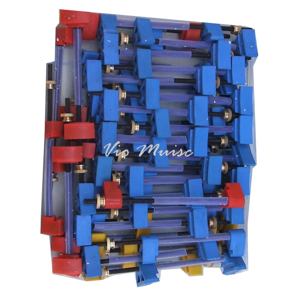 Luthier Tool: 42 PCS Cello Top and Back Gluing Clamps